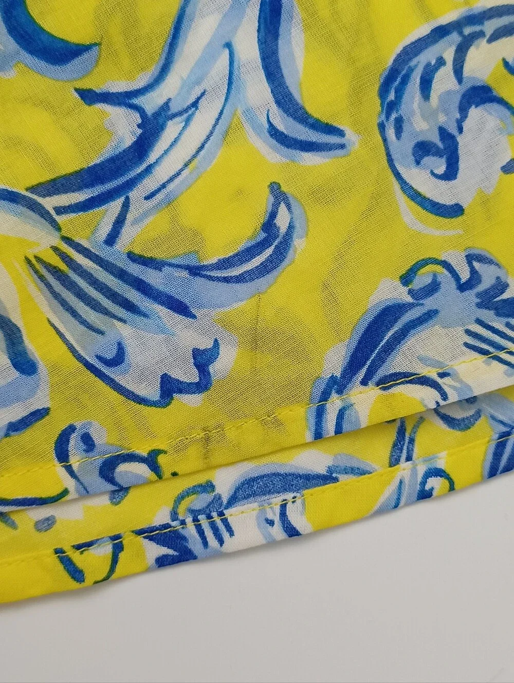 Tory Burch Printed Cotton Maxi Dress Size S Women Pocket Drawstring Resortwear